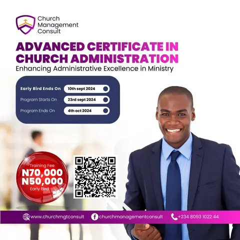 ADVANCED CERTIFICATE IN CHURCH ADMINISTRATION