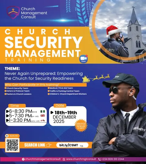church security management